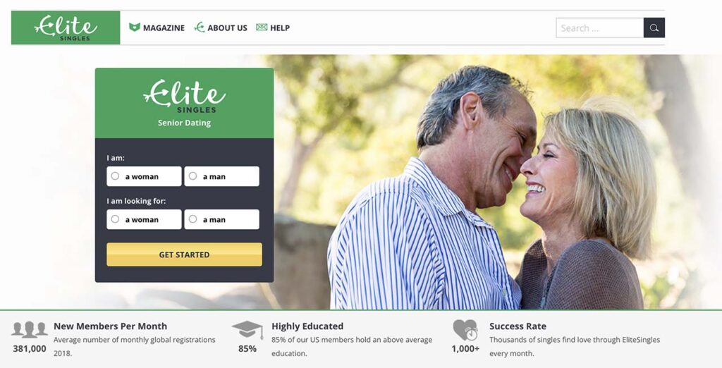 EliteSingles for senior singles